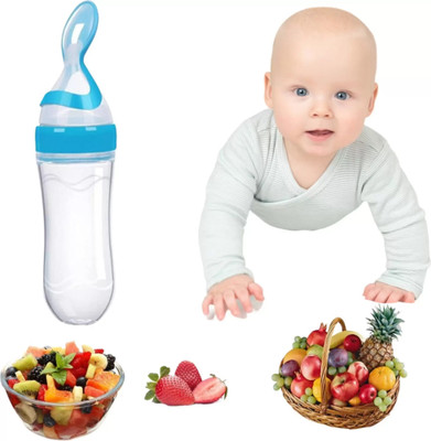 MAHIRAT SpoonFeeder90ml.3 Teether and Feeder(Blue)