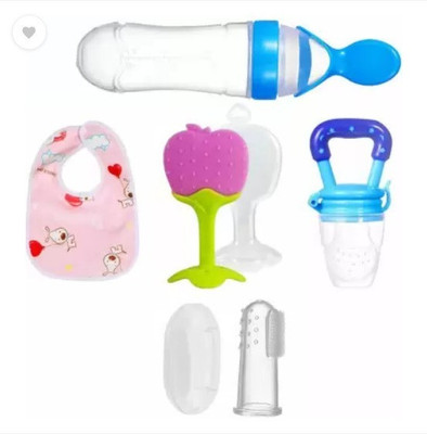 smilykid New_Nibbler Soother258 Teether and Feeder(Multicolor)