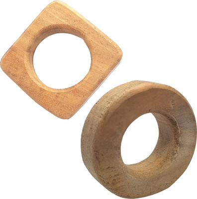 REVA Neem wood teether toy gem and ring shape 2 Feeder(wooden)
