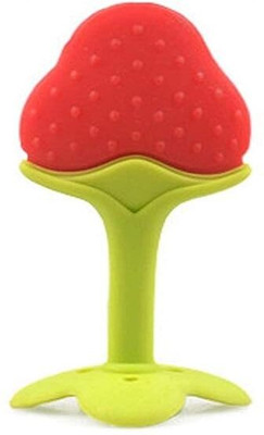 Chicbunny 1 PCS STRAWBEERY SHAPE TEETHER Soother(Multicolor)