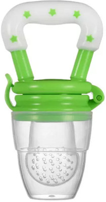 Smiker Baby Silicone Fruit Feeder Pacifier & teether for Toddlers (Pack of 1 - Green) Teether and Feeder(Green)