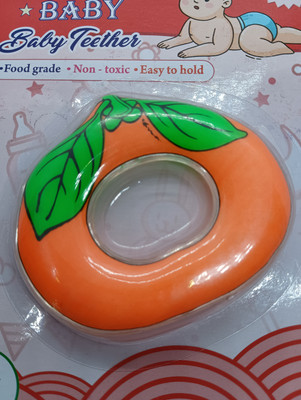 Moon Baby Baby Orange Shape Water Teether Teether(Orange)