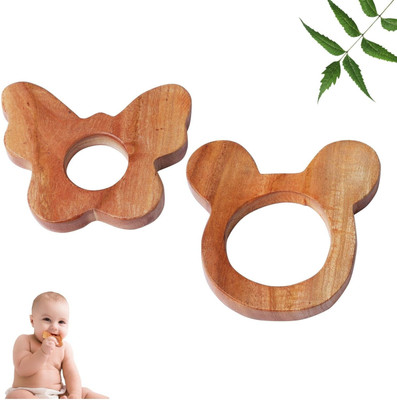 TINIGREEN BUTTERFLY-MICKEY Teether(Natural)
