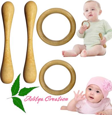 Aditya Creation Antibacterial,Eco-Friendly & Safe for Babies Teether(Yellow)