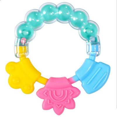 SHOPPIZONE BABY BELL RATTLE TEETHER GREEN Teether(Green)