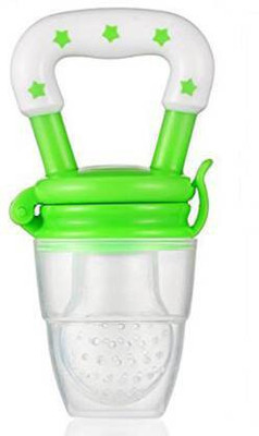 Vadhavan Baby fruit Feeder/BPA Free/Food Feeder/Silicone Food Nibbler/ Teether and Feeder Teether and Feeder(Green)
