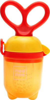 MeeMee Baby Fruit & Food Nibbler Feeder(Orange)