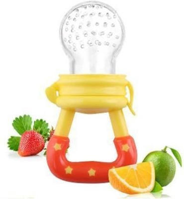 HM Creations Silicone Baby fruit Feeder/BPA Free/Food Feeder/Silicone Food Nibbler Feeder(MULTIPLE)