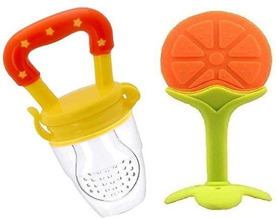 smilykid New_Nibbler Soother82 Teether and Feeder(Multicolor 9)