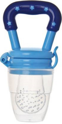 SuperDaze Soft Silicone Fruit Teethers for Babies||Fridge & Dishwasher Safe Teether and Feeder(Blue)