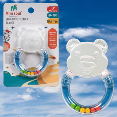 DIVAGH BEARSILLICON-THEETH-A428 Teether(Multicolor)