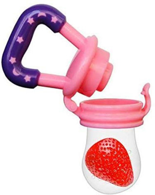 smilykid New_Nibbler Soother157 Teether and Feeder(Pink)