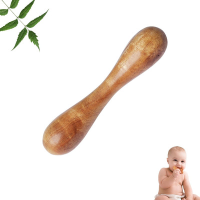 TINIGREEN DUMBBELL-WOOD-T Teether(Natural)