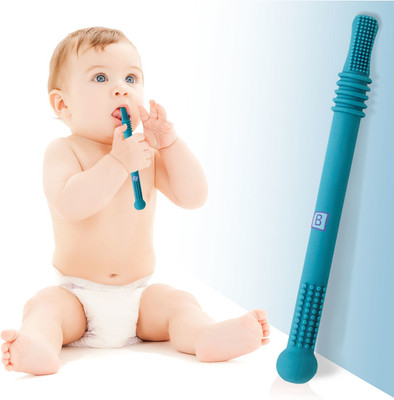 Bembika International Teether - Teething Hollow Tubes Blue Teether(Blue)