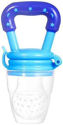 HOPE QUAY Silicone Baby Teething Feeder Pacifier Nibbler for Vegetables & fruit Teether and Feeder(Blue)
