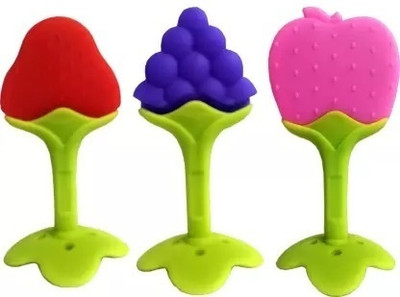 YOS TRENDZ Baby Feeding Teether and Feeder Teether 6474 Teether(Red, Blue, Pink)