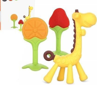 smilykid New_Nibbler Soother246 Teether(Multicolor)
