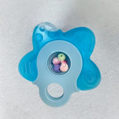 WOWCO Baby Gum Toys | Soft Silicone BPA Free Teether Teether(Blue)