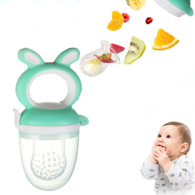 Vadhavan BUNNY SHAPE TEETHER01 Teether(Green)