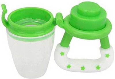 SHISHI SHISHI7407Silicone Fruit Teether for Baby Teether and Feeder(Green)