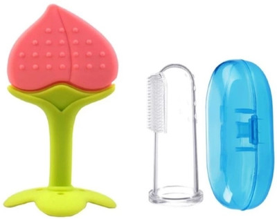 Shrinath Enterprises Fruit Shape Soft Silicone Teething Toys Teether(multicolor4)