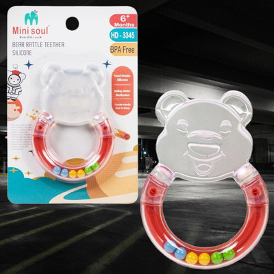 DIVAGH BEARSILLICON-THEETH-A553 Teether(Multicolor)