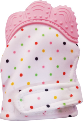 DN BROTHERS Baby Silicon Mitten teether bpa Free Hand Glove for Easy Teething DN77 Teether(Multicolor)