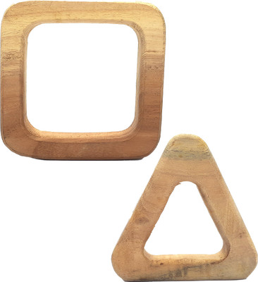 REVA Neem wood teether toy square triangle 2 Teether(wooden)