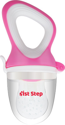 1st Step Fresh Food & Fruit Silicone Baby Nibbler, Teether & Sack Feeder(Pink)