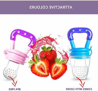 smilykid New_Nibbler Soother29 Teether and Feeder(Multicolor)