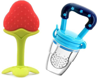 Vadhavan Teether for 6 to 12 Months Baby Bpa Free Combo Pack Teether(Multicolor)