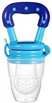smilykid Baby fruit Feeder Soother Silicone Food Nibbler BPA Free (BLUE) Teether and Feeder(Blue)