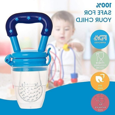 smilykid Soother_Nibbler Soother9 Teether and Feeder(Multicolor)