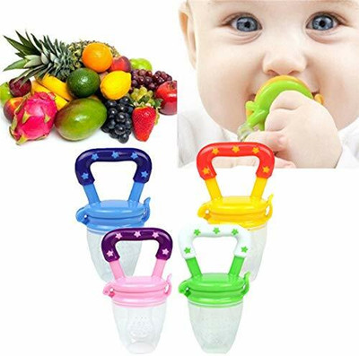 SMILEY APPU CLOTHING Veggie Feed Nibbler, Fruit Nibbler/Silicone Food Pacifier/Feeder For Baby Feeder Feeder(Multicolor)