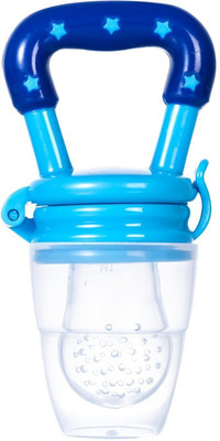 Sparkle Joy Baby Fresh Fruit Food Feeder Nibbler Pacifier|Training Massaging Toy Teether Teether and Feeder(Blue)