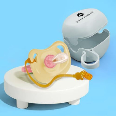 StarAndDaisy Newborn Sleeping Pacifier & Silicone Chain Baby Soother(Multicolor)