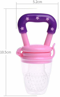 Baby Shopiieee BPA-Free, Silicone Food/Fruit Nibbler, Soft Pacifier/Feeder for Baby Teether and Feeder(Pink)