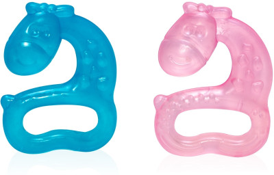 Adore Luscious Water Filled Teether- Giraffe - Pack of 2- Multicolor Teether(Giraffe)