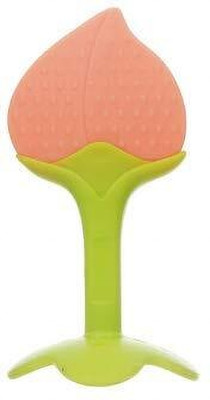 Chicbunny 1 PCS PEACH SHAPE TEETHER Soother(Multicolor)