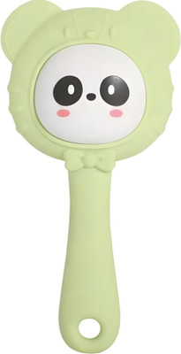 Magic Pebbles Silicone Rattle Teether | BPA-Free for Easy Teething | Jhunjuna 3 to 24 Months Teether(Green)