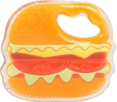 MeeMee Multi-Textured Soft Silicone Teether (Orange) Teether(Orange)