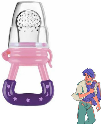aapni dukan SST Sales Baby Food And Fruit Nibbler & Pacifier Teether BPA Free Nibbler BH390 Feeder(Multicolor)