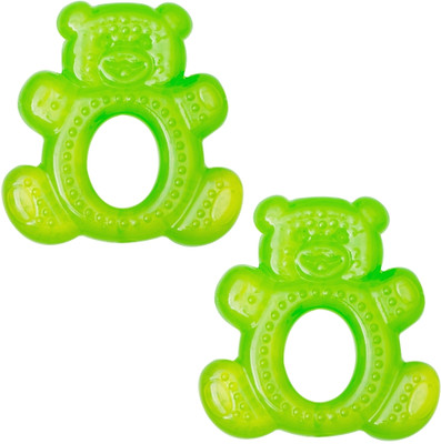 Adore Luscious Water Filled EVA Teethers - 2pack Teether(Green Teddy)
