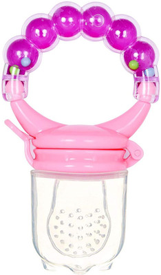 SHISHI SHISHI7311Silicone Fruit Teether for Baby Teether and Feeder(Pink)