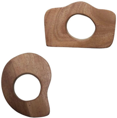 Craft Corner Neem Wooden Teether Combo For Kids First Toy Teether(Brown)