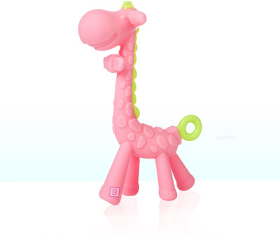 THEELEVEN Teether - Shape Giraffe Pink Teether(Pink)