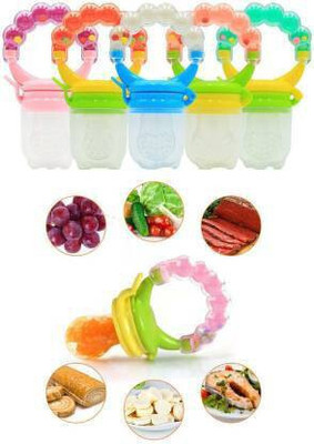 ocean count Baby Fruit Feeder & Nibbler Teether and Feeder(blue and Green)