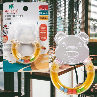 DIVAGH BEARSILLICON-THEETH-A701 Teether(Multicolor)