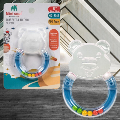 DIVAGH BEARSILLICON-THEETH-A433 Teether(Multicolor)
