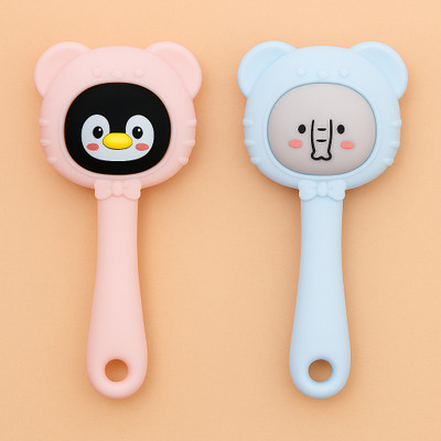 Magic Pebbles Baby Silicone Rattle Sound Teether | BPA-Free for Easy Teething For Infant Teether(Multicolor)